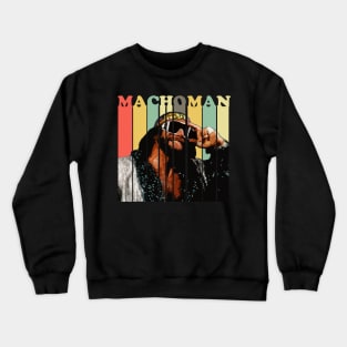 Retro Macho Man Crewneck Sweatshirt